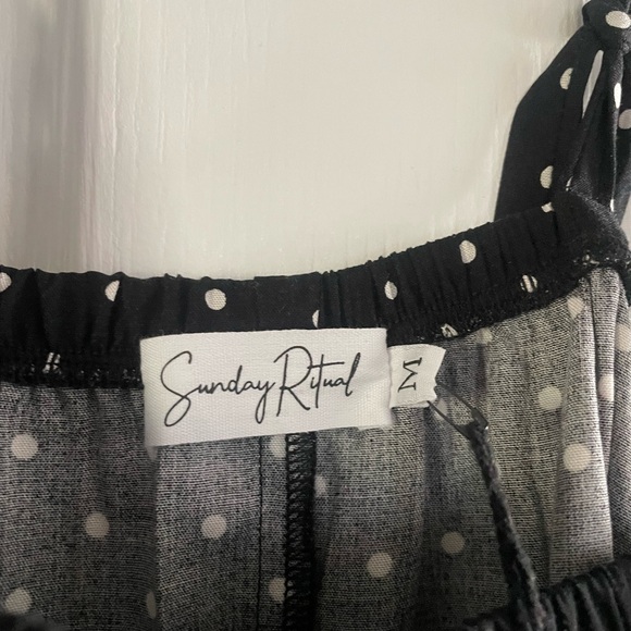 Sunday Ritual Gaia Mini Dress With Pockets - Polka Dot - Picture 4 of 6